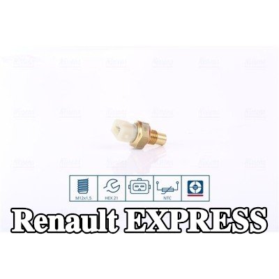 NISSENS مستشعر, درجة حرارة سائل التبريد M12x1, 5 — Renault Express