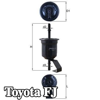 MAHLE مرشح الوقود — Toyota Fj