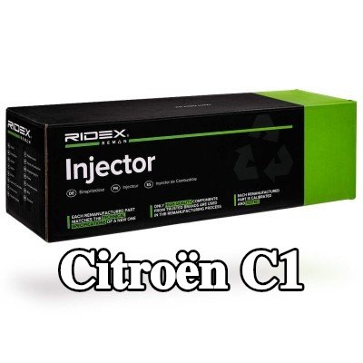 RIDEX REMAN فوهة الحاقن مع حشية/مانع تسرب, مع حلقة مانعة للتسرب — 2012 Citroën C1