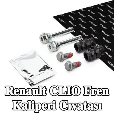 RIDEX Fren kaliperi cıvatası Ön Aks, Arka Aks, cıvatalar ile — 2011 Renault Clio