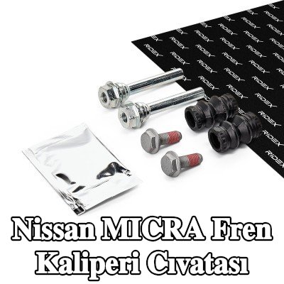 RIDEX Fren kaliperi cıvatası Ön Aks, Arka Aks, cıvatalar ile — Nissan Micra