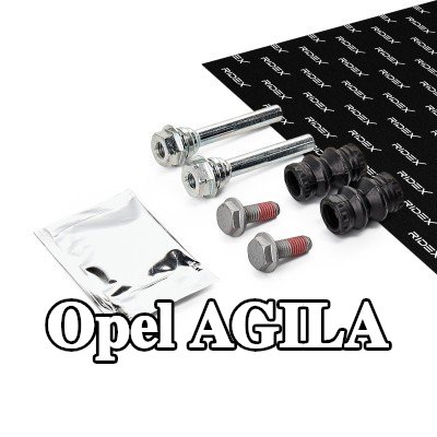 RIDEX برغي مكابح المحور الأمامي, المحور الخلفي, مع مسامير — Opel Agila