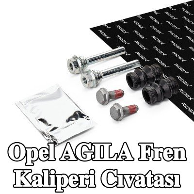 RIDEX Fren kaliperi cıvatası Ön Aks, Arka Aks, cıvatalar ile — Opel Agila
