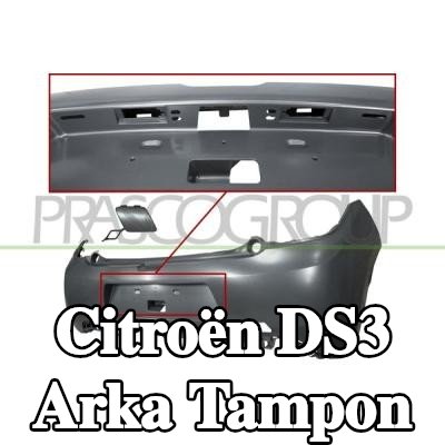 PRASCO Arka tampon Arka — Citroën Ds3