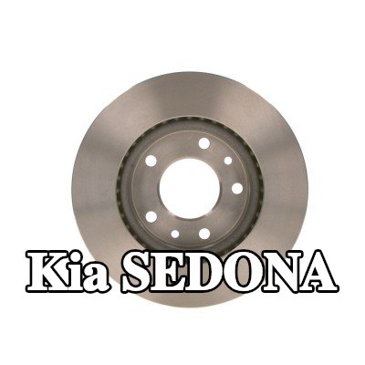 BOSCH القطر الخارجي لقرص المكابح: 274mm, مُهوى, مشحم — 2000 Kia Sedona