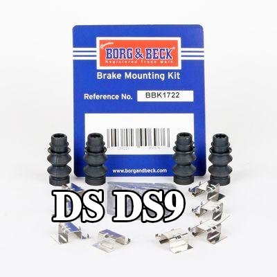 BORG & BECK طقم تركيب وسادات الفرامل — DS Ds9