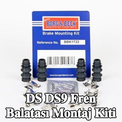 BORG & BECK Fren balatası montaj kiti — DS Ds9