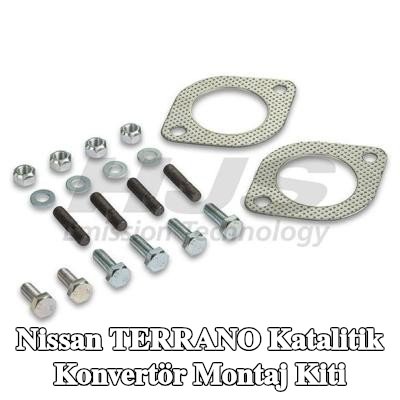 HJS Katalitik konvertör montaj kiti — Nissan Terrano