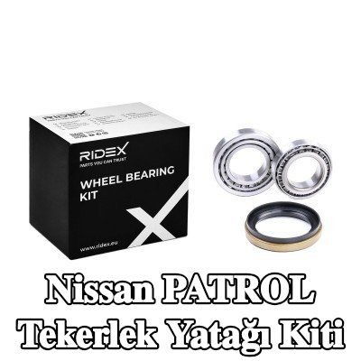 RIDEX Tekerlek yatağı kiti Ön Aks, Sol, Sağ — Nissan Patrol