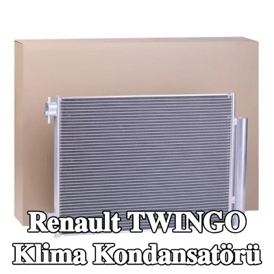 RIDEX Klima kondansatörü 541 x 378 x 12 mm, kurutuculu — Renault Twingo