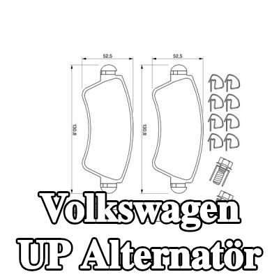 BOSCH Alternatör 110A — Volkswagen Up