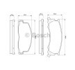 BOSCH Fren balatası seti 15, 5mm — Toyota Modell F (3)