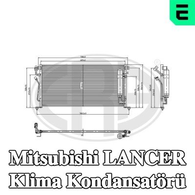 ERA Kurutuculu klima kondansatörü — 2003 Mitsubishi Lancer