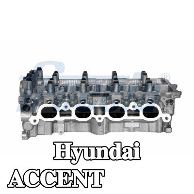 FRECCIA رأس الأسطوانة بدون عمود (أعمدة) الكامات, بدون نوابض الصمامات, بدون صمامات — Hyundai Accent