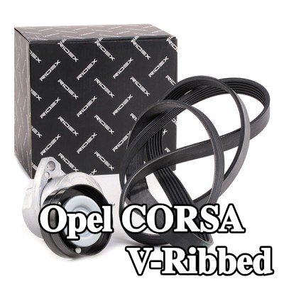 RIDEX مجموعة أحزمة V-Ribbed — 1995 Opel Corsa