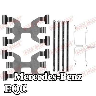 QUICK BRAKE طقم تركيب وسادات الفرامل — Mercedes-Benz Eqc