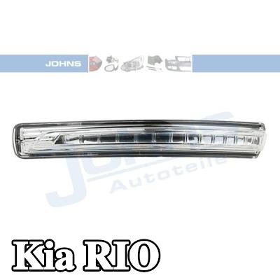 JOHNS مؤشر جانبي مرآة خارجية, أمامي أيسر, بدون حامل لمبة — Kia Rio