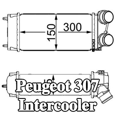 MAHLE Intercooler — Peugeot 307