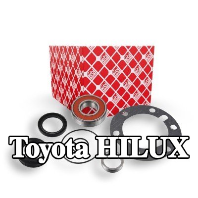 FEBI BILSTEIN طقم محمل العجلة للمحور الخلفي الأيسر, المحور الخلفي الأيمن — 2000 Toyota Hilux