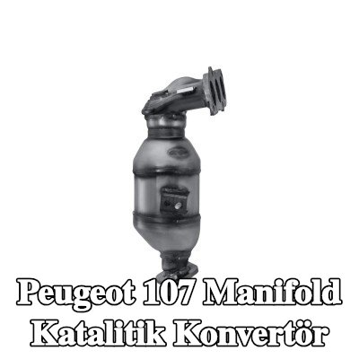 HELLA Manifold Katalitik Konvertör — Peugeot 107