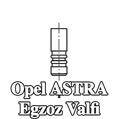 FRECCIA Egzoz valfi Nitrürlenmiş valf gövdesi — 2020 Opel Astra