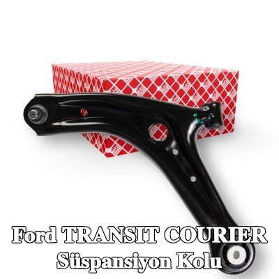 FEBI BILSTEIN Ön Aks Sol Süspansiyon Kolu, Çelik Sac, bilyeli mafsal ile, lastik yastıklı — 2016 Ford Transit Courier