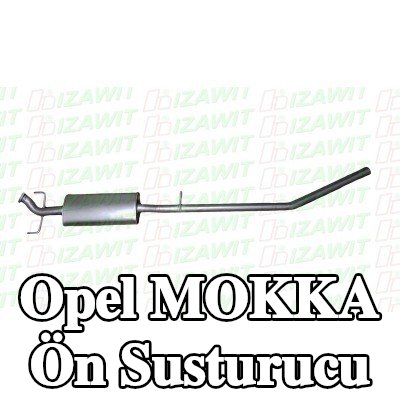 IZAWIT Ön susturucu orta — Opel Mokka
