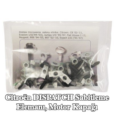 ROMIX Sabitleme Elemanı, motor kapağı — 2008 Citroën Dispatch