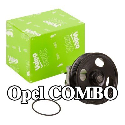 VALEO مضخة مياه بدون غطاء, مع حشيات/مانعات تسرب — 2011 Opel Combo