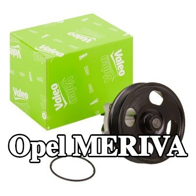 VALEO مضخة مياه بدون غطاء, مع حشيات/مانعات تسرب — 2012 Opel Meriva
