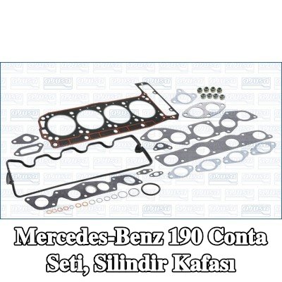 AJUSA Conta seti, silindir kapağı contalı silindir kapağı, valf gövdesi contalı, FIBERMAX — Mercedes-Benz 190