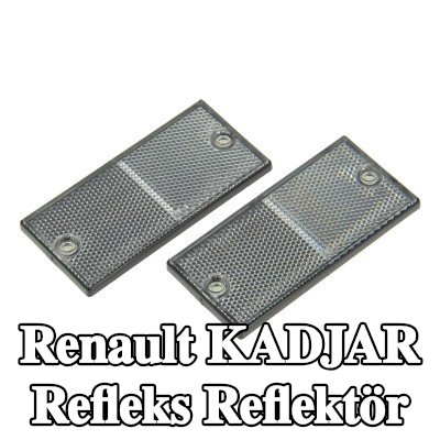 XL Yapışkan filmli refleks reflektör, sabitleme malzemesi içermez — Renault Kadjar