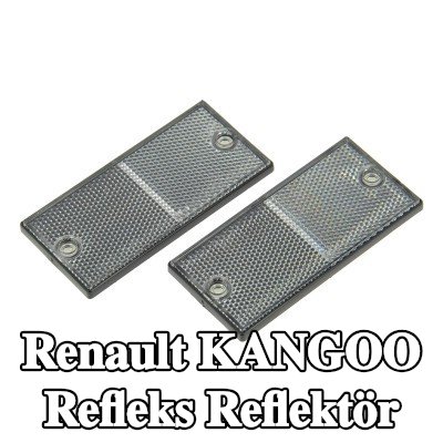 XL Yapışkan filmli refleks reflektör, sabitleme malzemesi içermez — Renault Kangoo