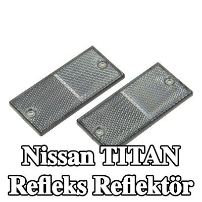 XL Yapışkan filmli refleks reflektör, sabitleme malzemesi içermez — Nissan Titan