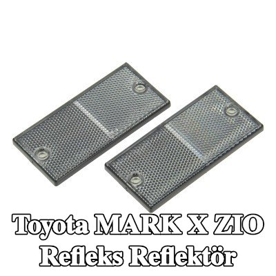 XL Yapışkan filmli refleks reflektör, sabitleme malzemesi içermez — Toyota Mark X Zio
