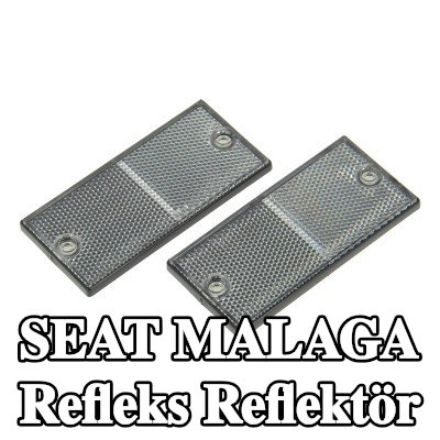 XL Yapışkan filmli refleks reflektör, sabitleme malzemesi içermez — SEAT Malaga