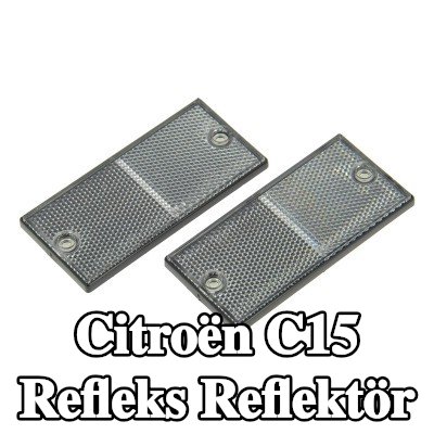 XL Yapışkan filmli refleks reflektör, sabitleme malzemesi içermez — Citroën C15