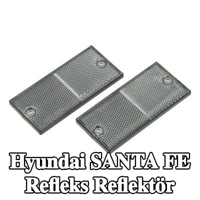 XL Yapışkan filmli refleks reflektör, sabitleme malzemesi içermez — Hyundai Santa Fe