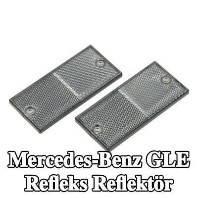 XL Yapışkan filmli refleks reflektör, sabitleme malzemesi içermez — Mercedes-Benz Gle