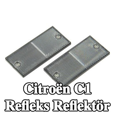 XL Yapışkan filmli refleks reflektör, sabitleme malzemesi içermez — Citroën C1
