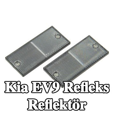 XL Yapışkan filmli refleks reflektör, sabitleme malzemesi içermez — Kia Ev9