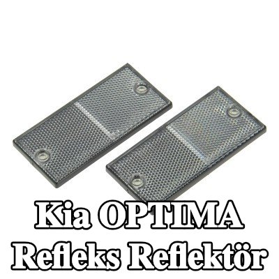 XL Yapışkan filmli refleks reflektör, sabitleme malzemesi içermez — Kia Optima