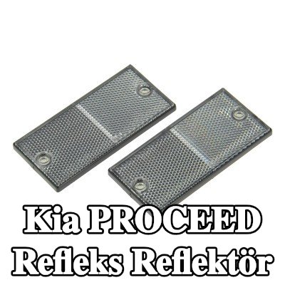 XL Yapışkan filmli refleks reflektör, sabitleme malzemesi içermez — Kia Proceed