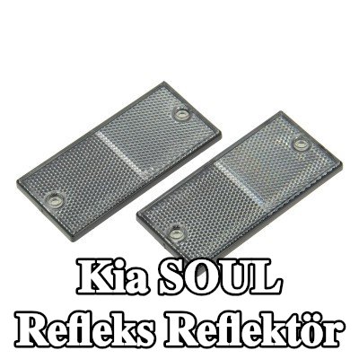 XL Yapışkan filmli refleks reflektör, sabitleme malzemesi içermez — Kia Soul