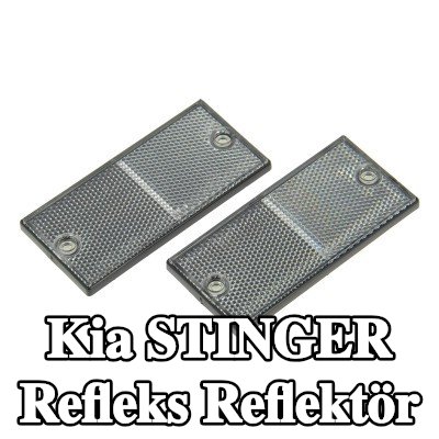 XL Yapışkan filmli refleks reflektör, sabitleme malzemesi içermez — Kia Stinger