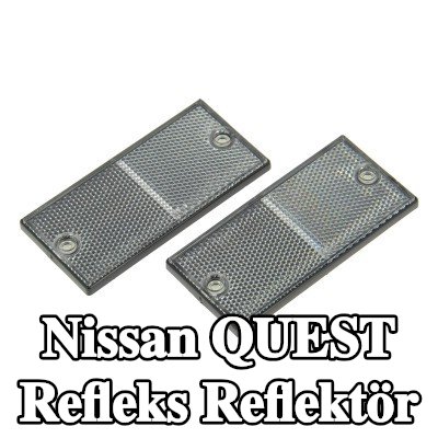 XL Yapışkan filmli refleks reflektör, sabitleme malzemesi içermez — Nissan Quest