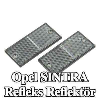 XL Yapışkan filmli refleks reflektör, sabitleme malzemesi içermez — Opel Sintra