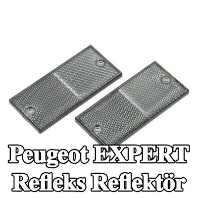 XL Yapışkan filmli refleks reflektör, sabitleme malzemesi içermez — Peugeot Expert