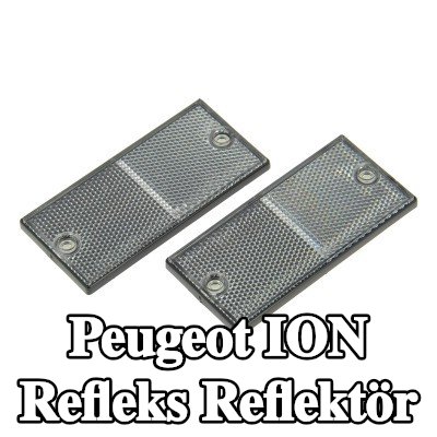 XL Yapışkan filmli refleks reflektör, sabitleme malzemesi içermez — Peugeot Ion