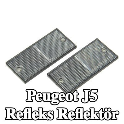 XL Yapışkan filmli refleks reflektör, sabitleme malzemesi içermez — Peugeot J5